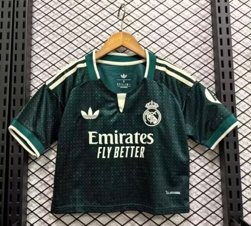 Real Madrid Football Jersey Away Women's Crop Top 2026/27