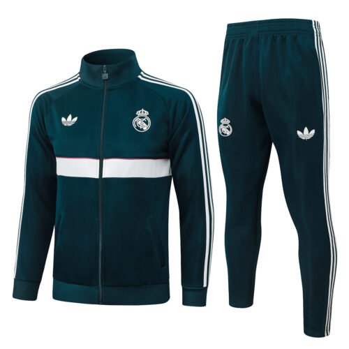 Real Madrid Training Adults & Kids Kit (Jacket+Pants) Green 2026/27