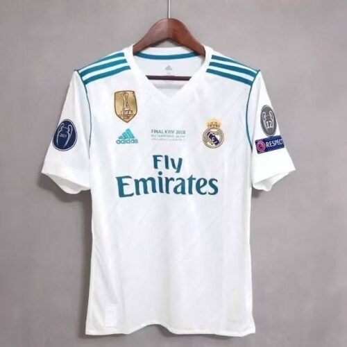 Retro Real Madrid 1718 Jersey, Champions League Final Edition, No. 7 Cristiano Ronaldo