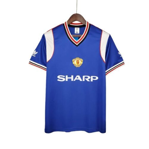 85-86 Manchester United away football jersey
